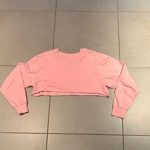 Pink Cropped Shirt
